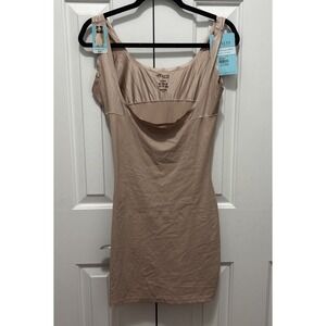 NWT Assets Spanx Open Bust Firming Slip Nude 1X/16  Natural Glow Compression $38